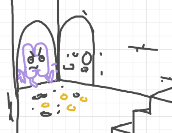 A panel from I've Been Everywhere, Man, episode nine of the Board Boards object show by Furretwalk/WalkingFurret.